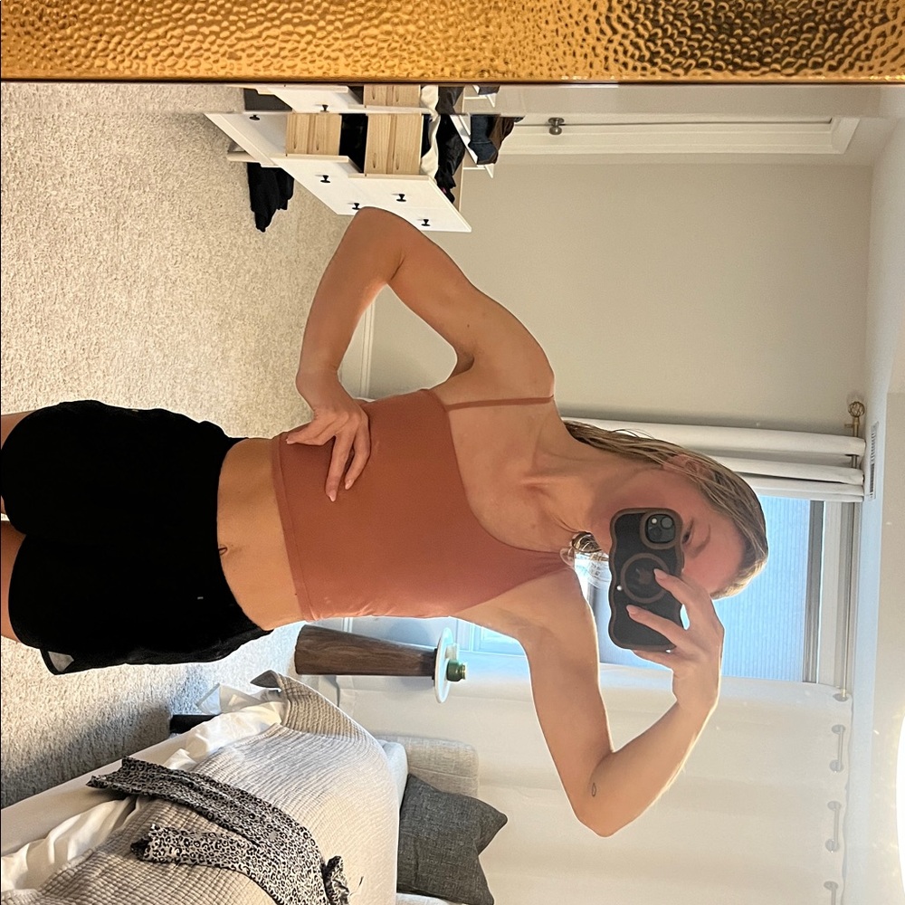 Aerie one shoulder sports bra athletic top - Picture 3 of 4